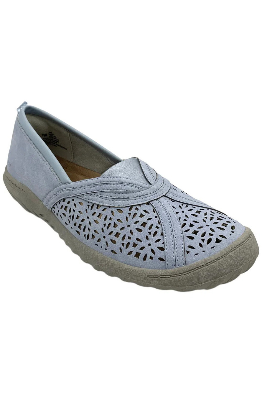 JBU Women's Peony Casual Step-In Comfort Shoe Celestial Blue - Wide